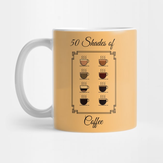 50 Shades of coffee by SnugglyTh3Raven